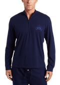 Nautica Men's Sleepwear Quarter Zip Knit Seaworthy