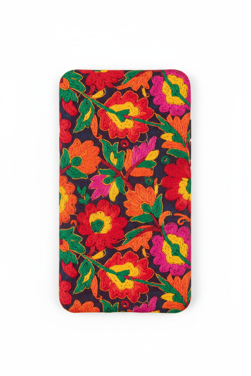 Phulkari Embroidery Phone Cover