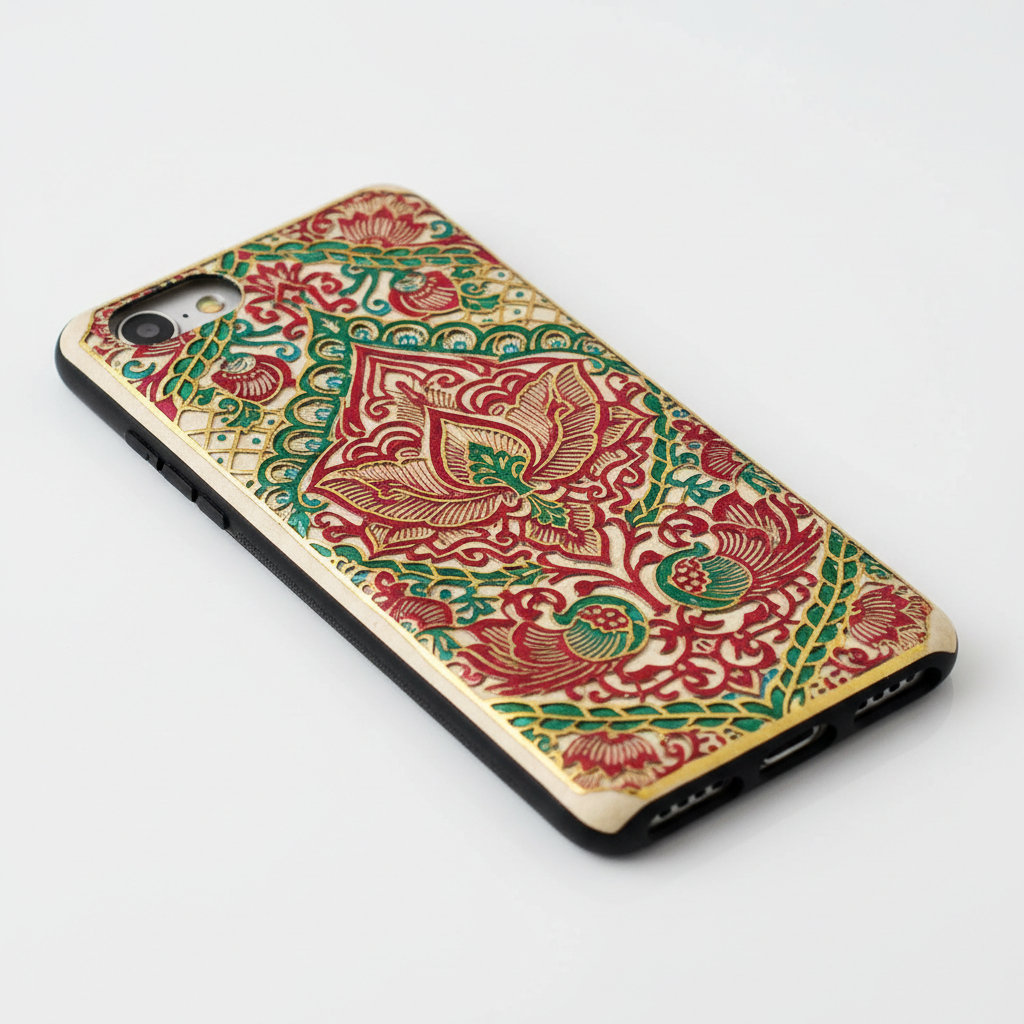 Sanjhi Paper Cut Art Phone Cover