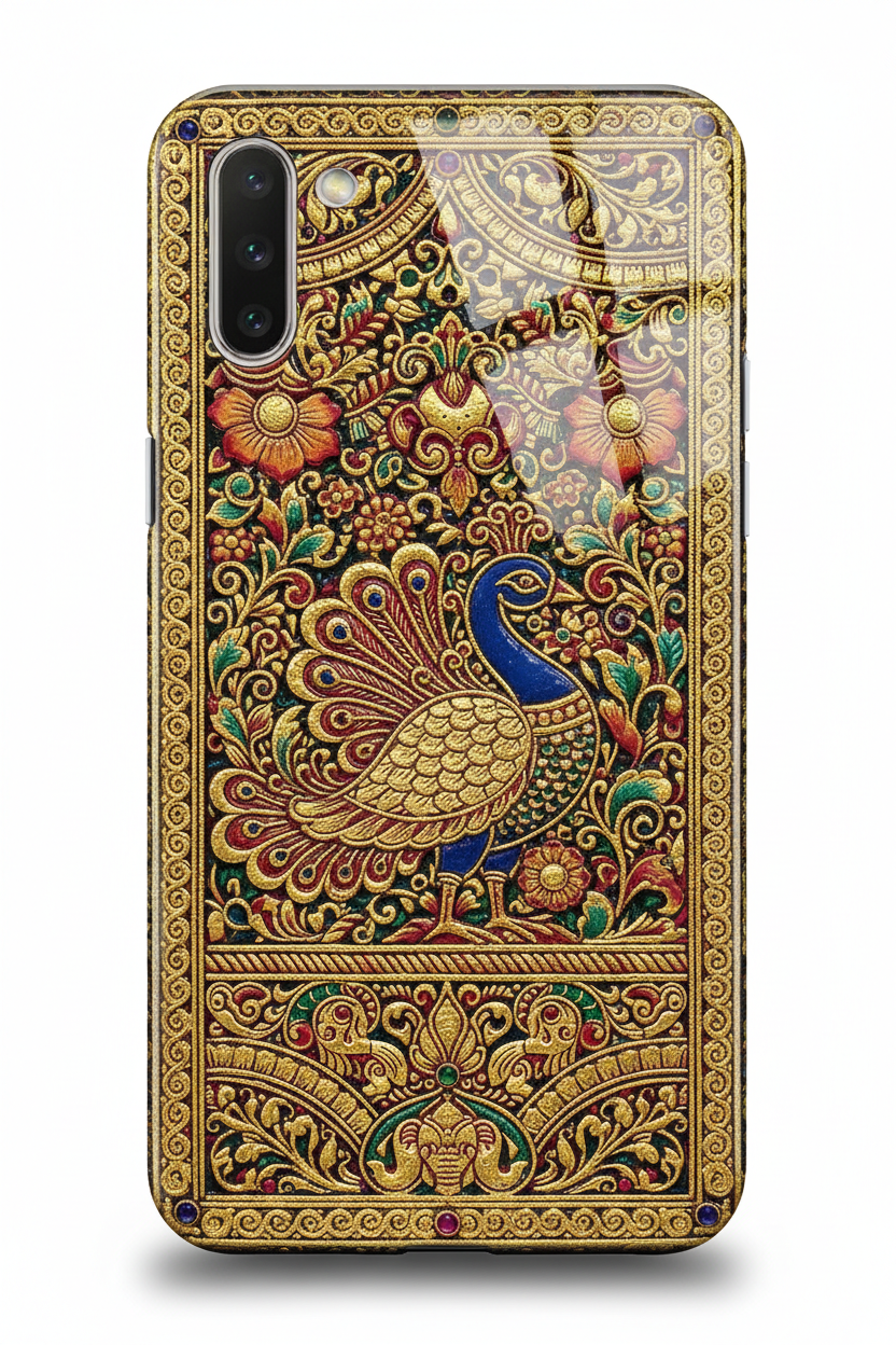 Tanjore Gold Art Phone Cover